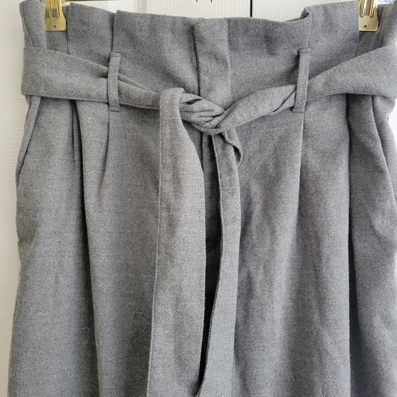 H&M Gray paperbag trousers - Picture 3 of 6